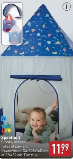 ALDI Speeltent aanbieding