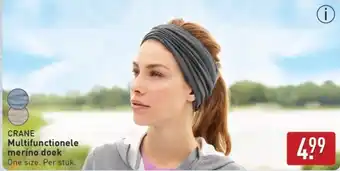 ALDI Crane Multifunctionele merino doek aanbieding