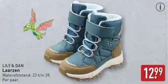 ALDI Lily & Dan Laarzen aanbieding