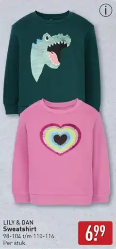 ALDI Lily & Dan Sweatshirt aanbieding