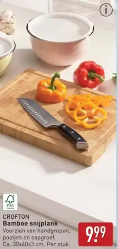 ALDI Crofton Bamboe Snijplank aanbieding