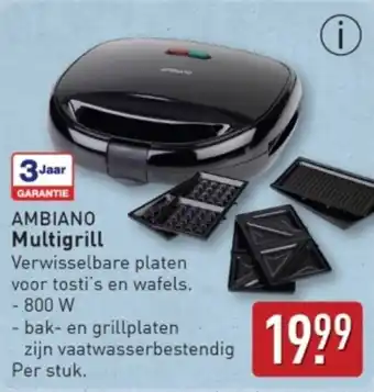 ALDI Ambiano Multigrill aanbieding