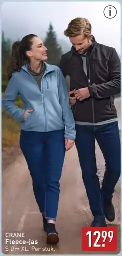 ALDI Crane Fleece Jas aanbieding