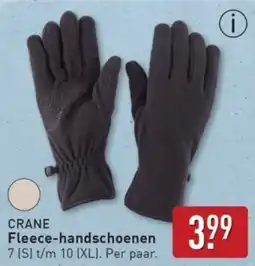 ALDI Crane Fleece Handschoenen aanbieding