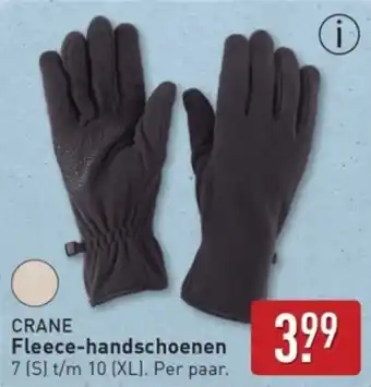 ALDI Crane Fleece Handschoenen aanbieding