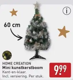 ALDI Home Creation Mini Kunstkerstboom aanbieding
