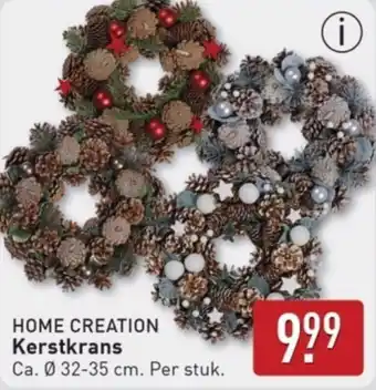 ALDI Home Creation Kerstkrans aanbieding