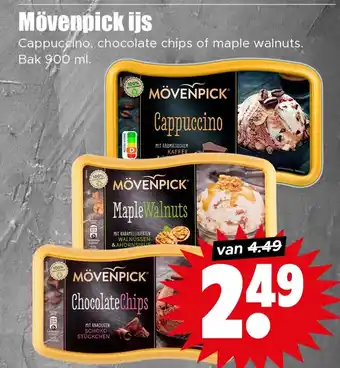 Dirk Mövenpick ijs aanbieding