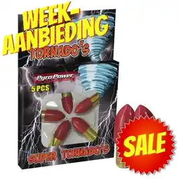 Huisman Vuurwerk Super Tornados Weekaanbieding aanbieding