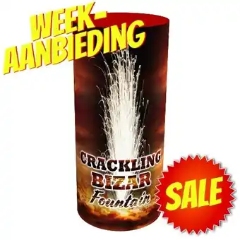 Huisman Vuurwerk Crackling Bizar Fountain Weekaanbieding aanbieding