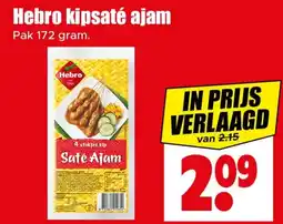 Dirk Hebro kipsaté ajam aanbieding