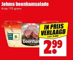 Dirk Johma beenhamsalade aanbieding