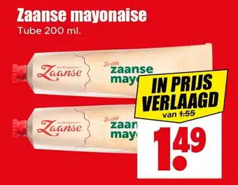 Dirk Zaanse mayonaise aanbieding