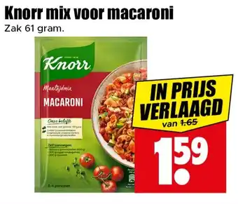 Dirk Knorr mix voor macaroni aanbieding