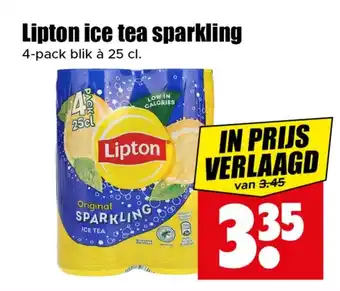 Dirk Lipton ice tea sparkling aanbieding