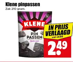 Dirk Klene pinpassen aanbieding