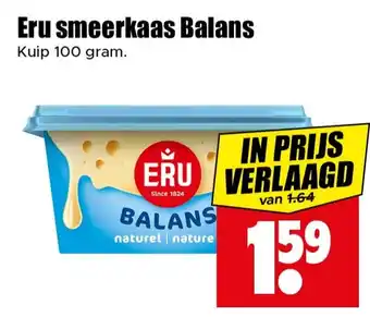 Dirk Eru smeerkaas Balans aanbieding