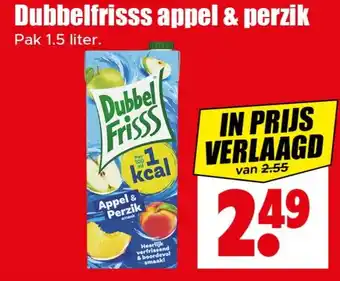 Dirk Dubbelfrisss appel & perzik aanbieding