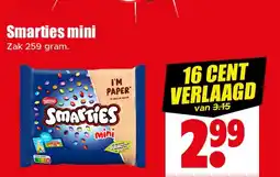 Dirk Smarties mini aanbieding