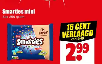 Dirk Smarties mini aanbieding