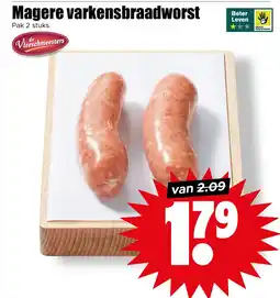 Dirk Magere varkensbraadworst aanbieding