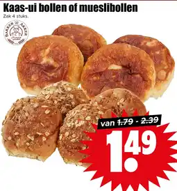 Dirk Kaas-ui bollen of mueslibollen aanbieding