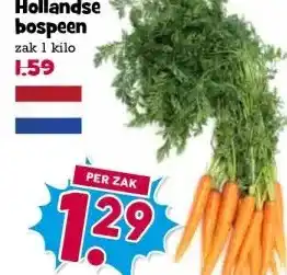 Boon`s Markt Hollandse bospeen aanbieding