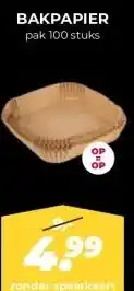 Boon`s Markt BAKPAPIER aanbieding