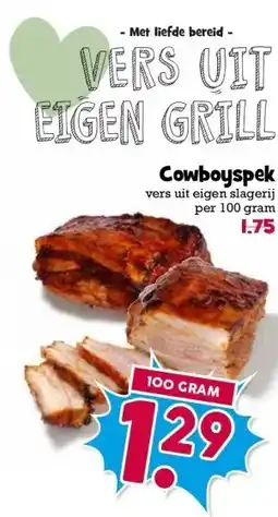 Boon`s Markt Cowboyspek aanbieding