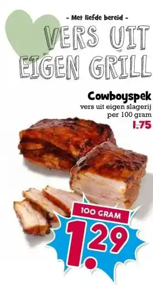 Boon`s Markt Cowboyspek aanbieding