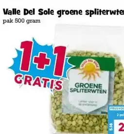 Boon`s Markt Valle Del Sole groene spliterwten aanbieding