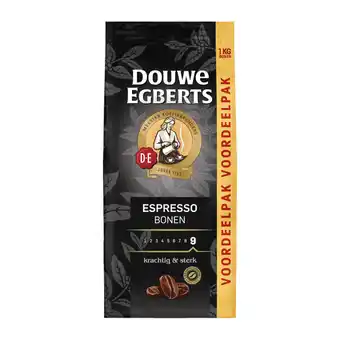 Koffievoordeel.nl Douwe Egberts Espresso Voordeelpak - Koffiebonen 1 KG aanbieding
