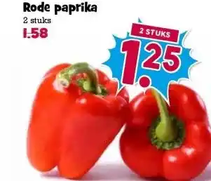 Boon`s Markt Rode paprika aanbieding