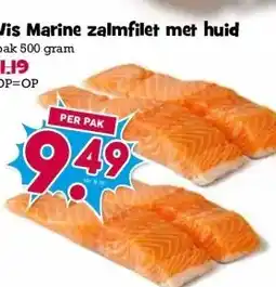 Boon`s Markt Vis Marine zalmfilet met huid aanbieding
