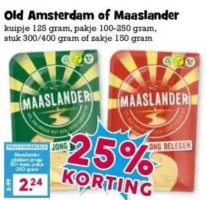 Boon`s Markt Old Amsterdam of Maaslander aanbieding