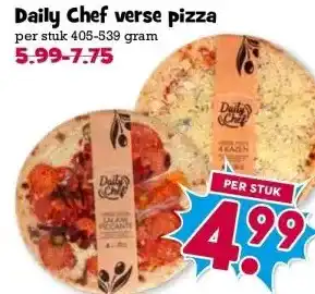 Boon`s Markt Daily Chef verse pizza aanbieding