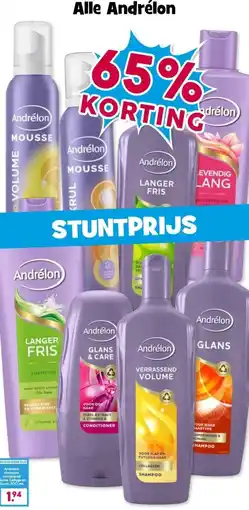 Boon`s Markt Alle Andrélon aanbieding