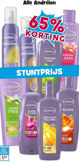 Boon`s Markt Alle Andrélon aanbieding