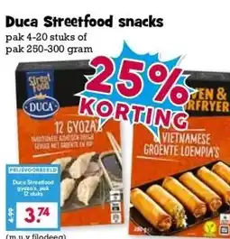 Boon`s Markt Duca Streetfood snacks aanbieding