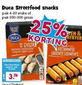 Boon`s Markt Duca Streetfood snacks aanbieding