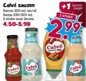 Boon`s Markt Calvé sauzen aanbieding
