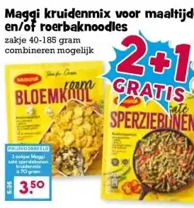 Boon`s Markt Maggi kruidenmix voor maaltijden en/of roerbaknoodles aanbieding