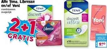 Boon`s Markt Alle Tena, Libresse en/of Yoni aanbieding