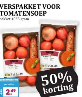 Boon`s Markt VERSPAKKET VOOR TOMATENSOEP aanbieding