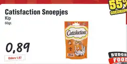 Budget Food Catisfaction Snoepjes Kip aanbieding