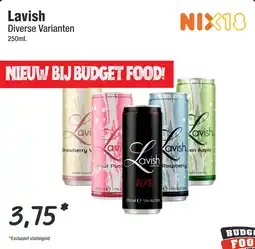Budget Food Lavish Diverse Varianten aanbieding