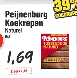 Budget Food Peijnenburg Koekrepen aanbieding