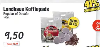 Budget Food Landhaus Koffiepads aanbieding