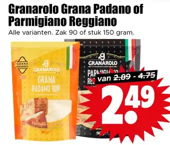 Dirk Granarolo Grana Padano of Parmigiano Reggiano aanbieding