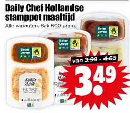 Dirk Daily Chef Hollandse stamppot maaltijd aanbieding